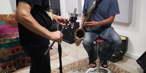 enregistrement de saxophoniste Nicolas Vatomanga à Marseille